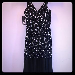 Cute black and white polka dot dress